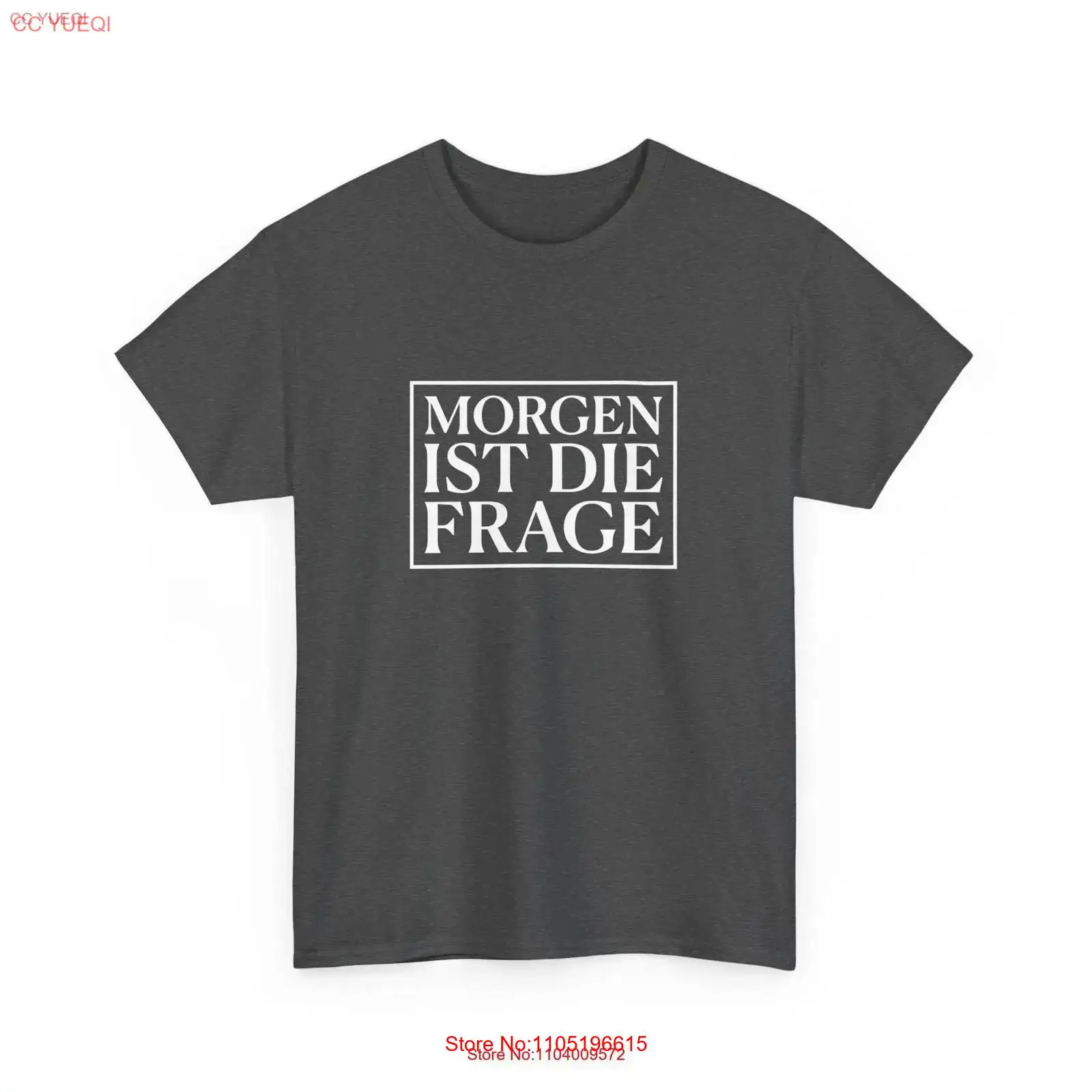 Vintage Fashion Berlin - Koszulka Morgen ist die Frage Berlin