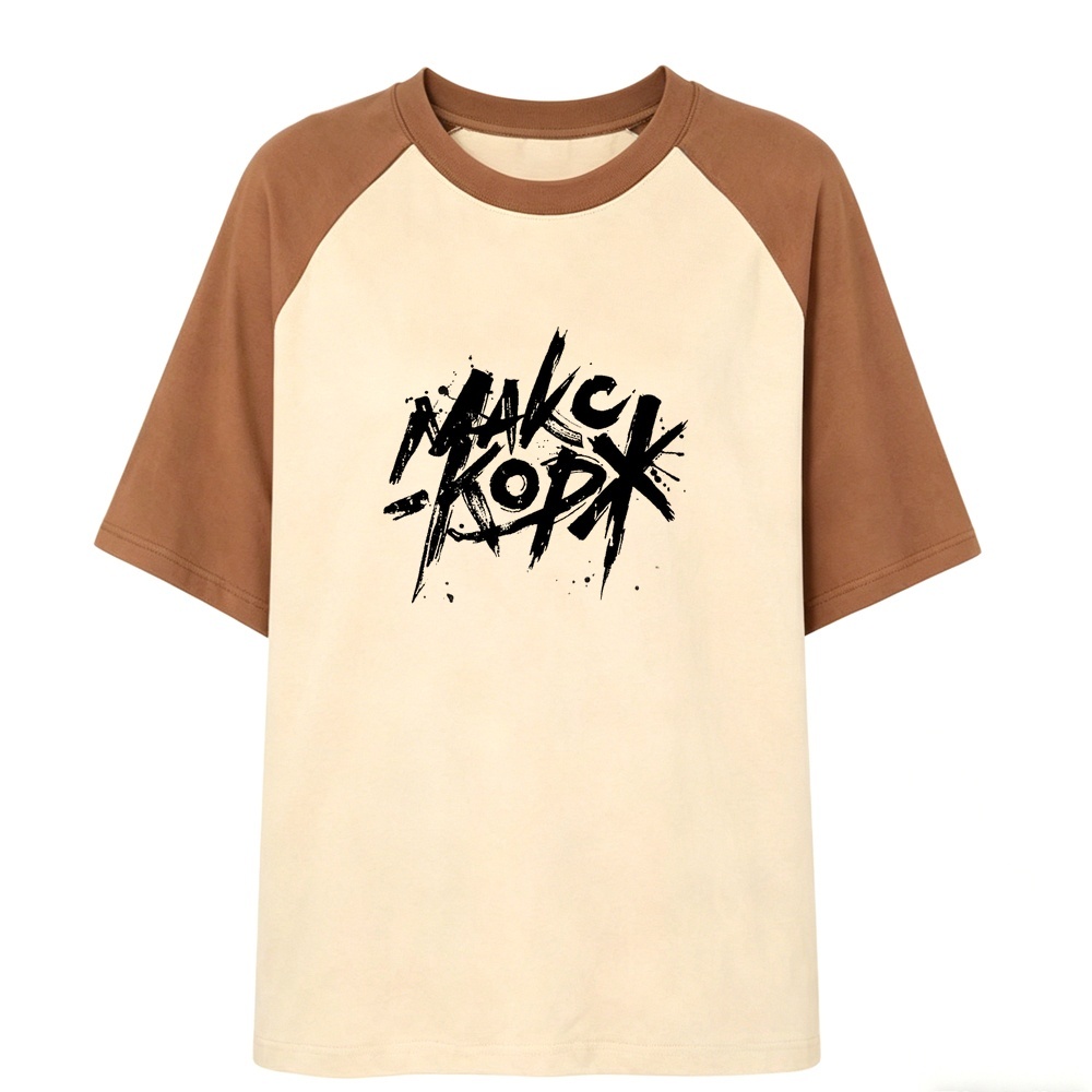 Retro Vintage Korean Fashion - Koszulka Max Korzh damska grunge retro