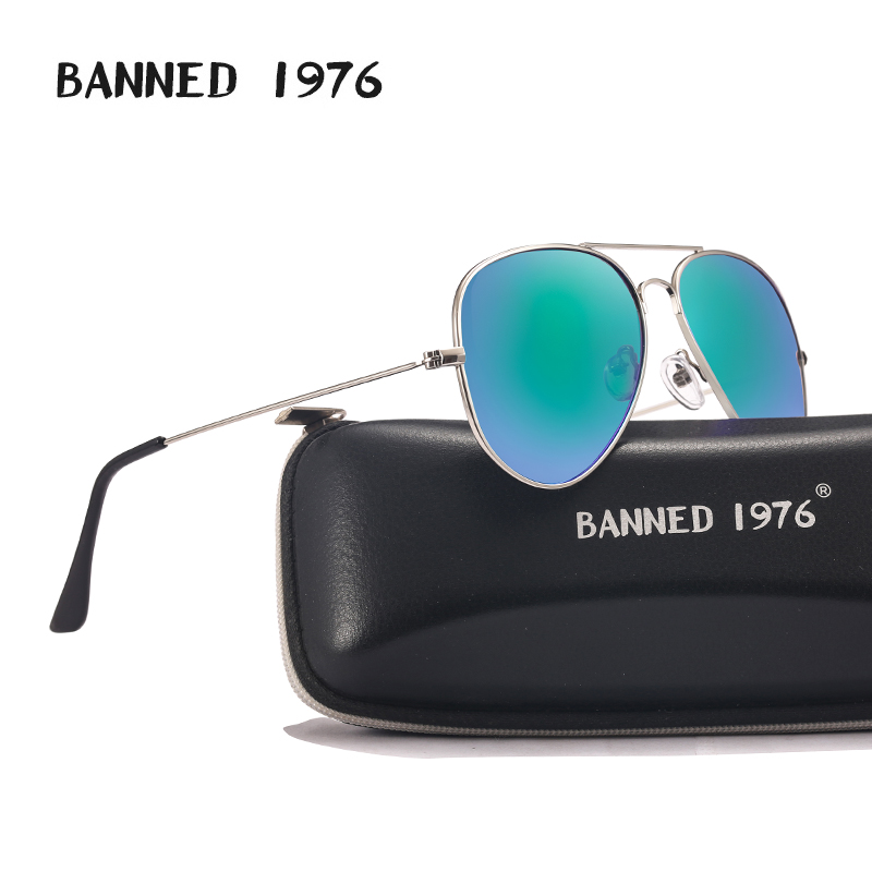 Vintage Fashion Brand Names - ZAKAZANE 1976 klasyczne HD spolaryzowane metalowa