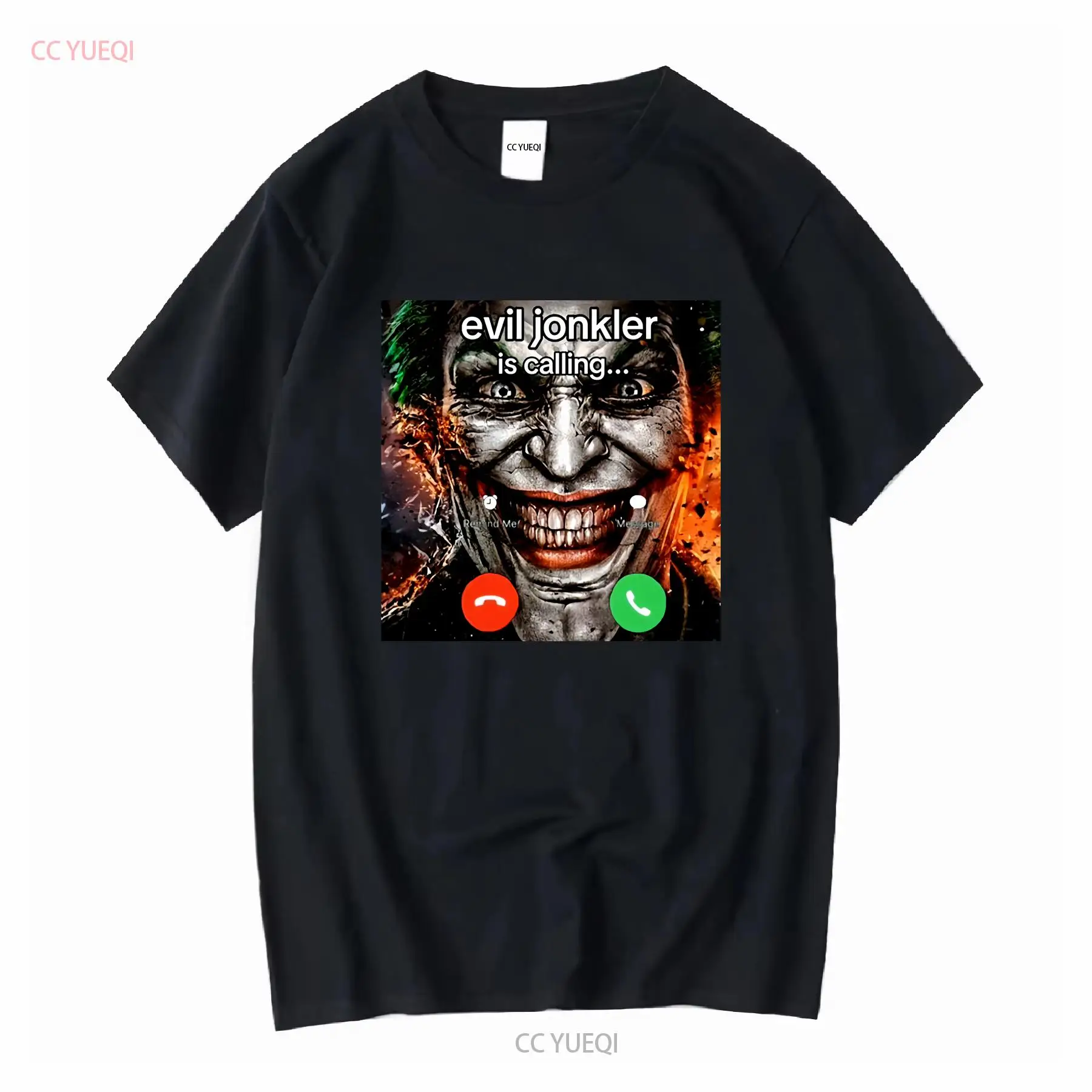 Vintage Fashion Knitwear - Koszulka Evil Jonkler Is Calling Horror