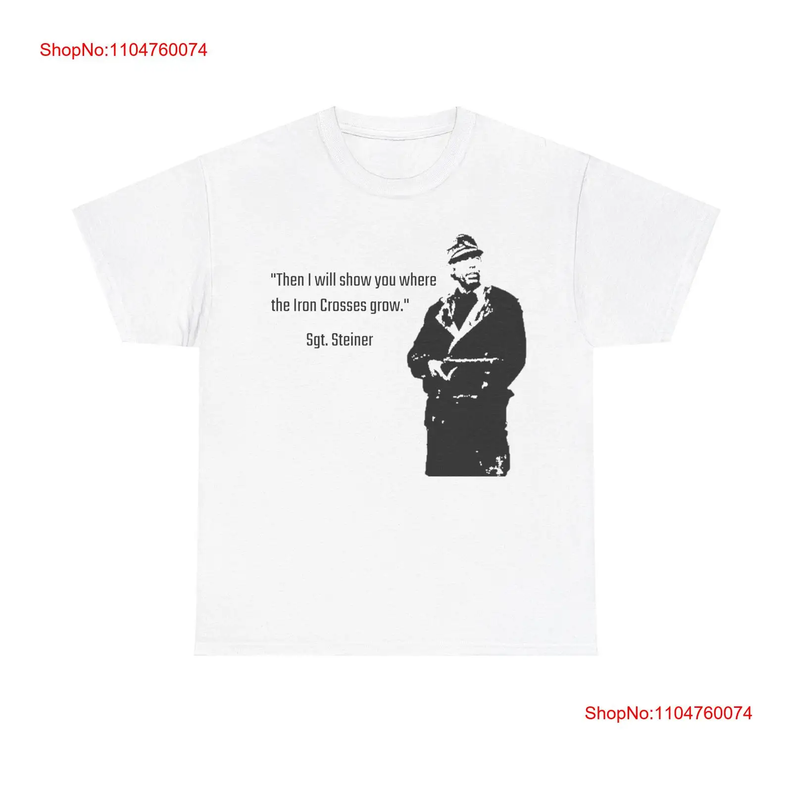 Vintage Fashion Knitwear - Sierżant Steiner T Shirt Cross of