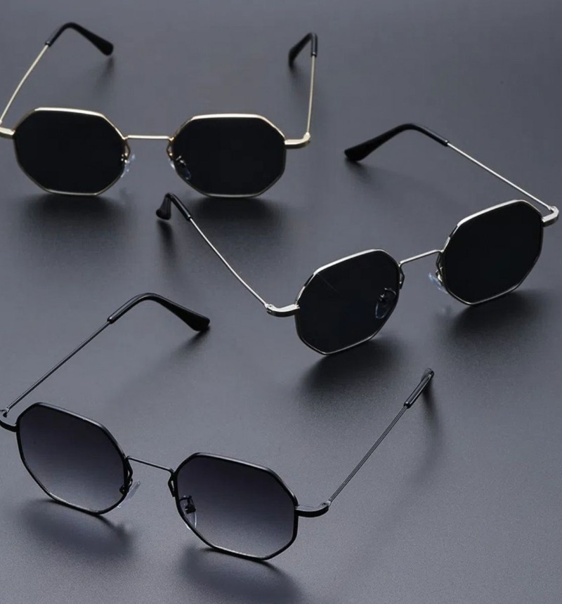 Vintage Fashion Streetwear - Seksowne Małe Kwadratowe Okulary Przeciwsłoneczne Damskie
