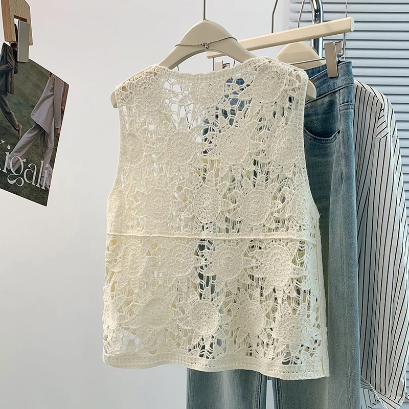 Kardigan szydełkowy wiązany z  – Crochet Top Boho recenzja i cena