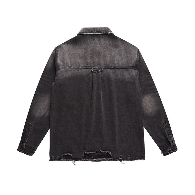 Męska kurtka jeansowa z przeta – Vintage Fashion Streetwear recenzja i cena