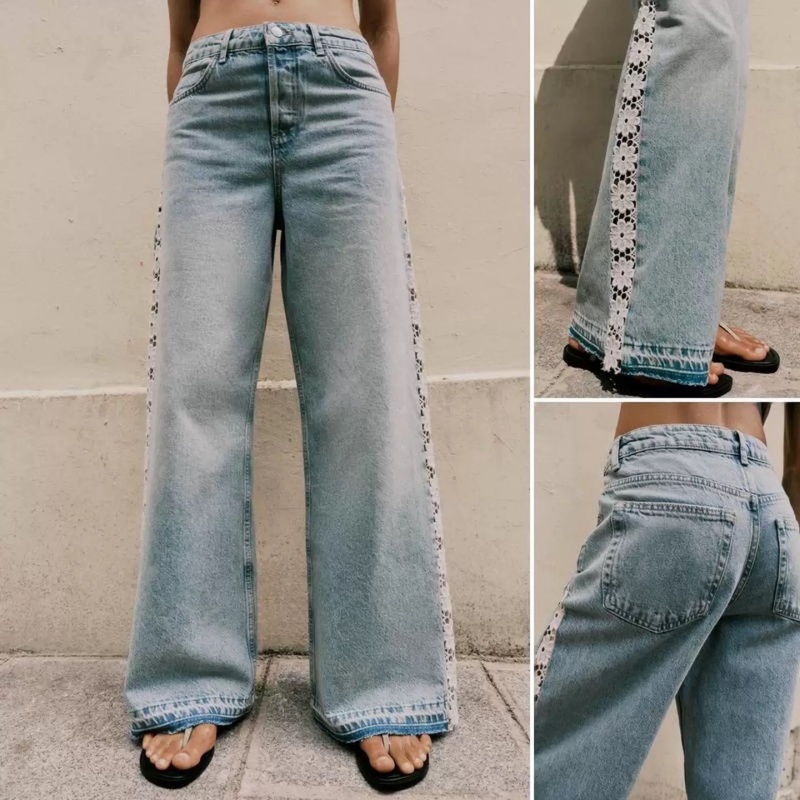 Spodnie jeansowe damskie 2026  – Retro Vintage Korean Fashion recenzja i cena