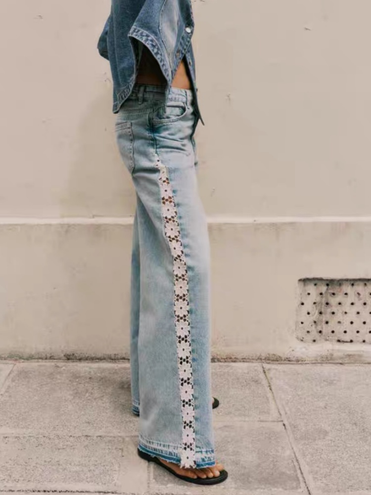 Spodnie jeansowe damskie 2026  – Retro Vintage Korean Fashion recenzja i cena