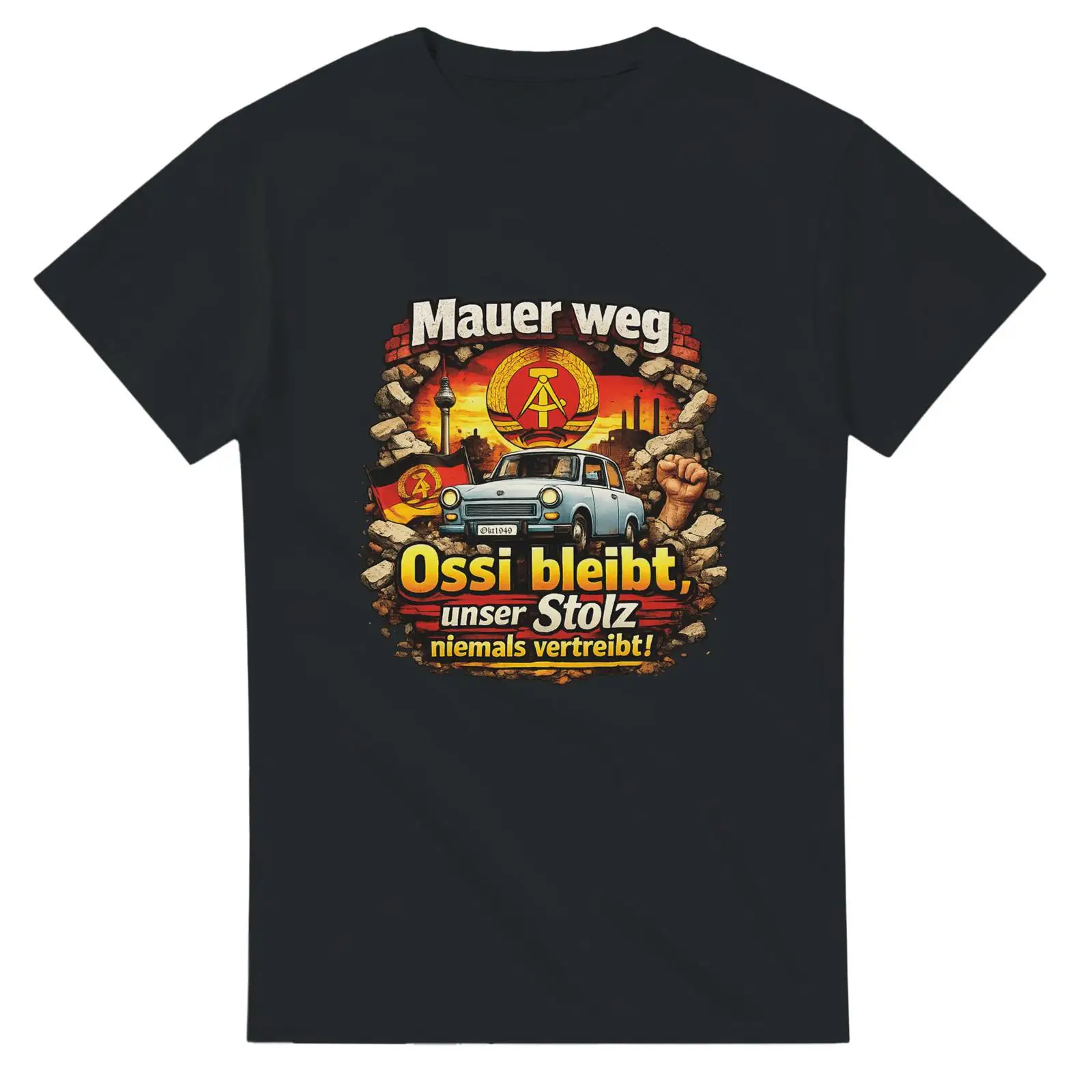 Koszulka Mauer Weg Ossi Zachod – Vintage Fashion Berlin recenzja i cena