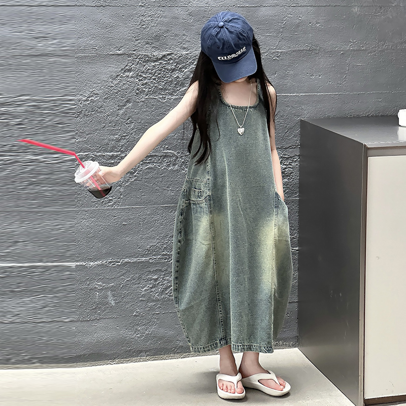 Vintage Blue Children Girls Wy – Vintage Fashion Streetwear recenzja i cena
