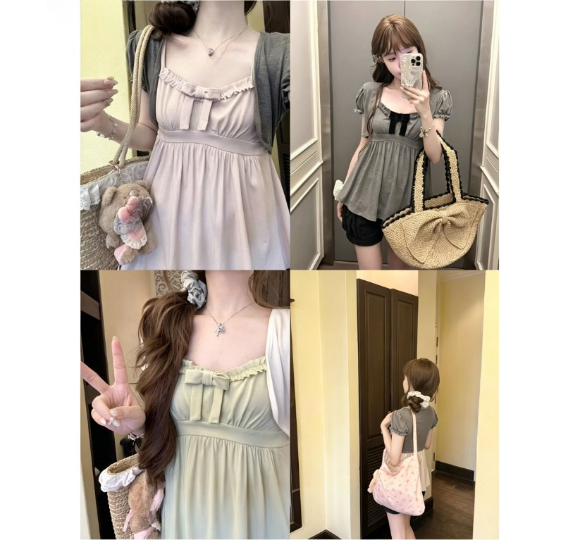 Koreański Zestaw Dwuczęściowy  – Retro Vintage Korean Fashion recenzja i cena