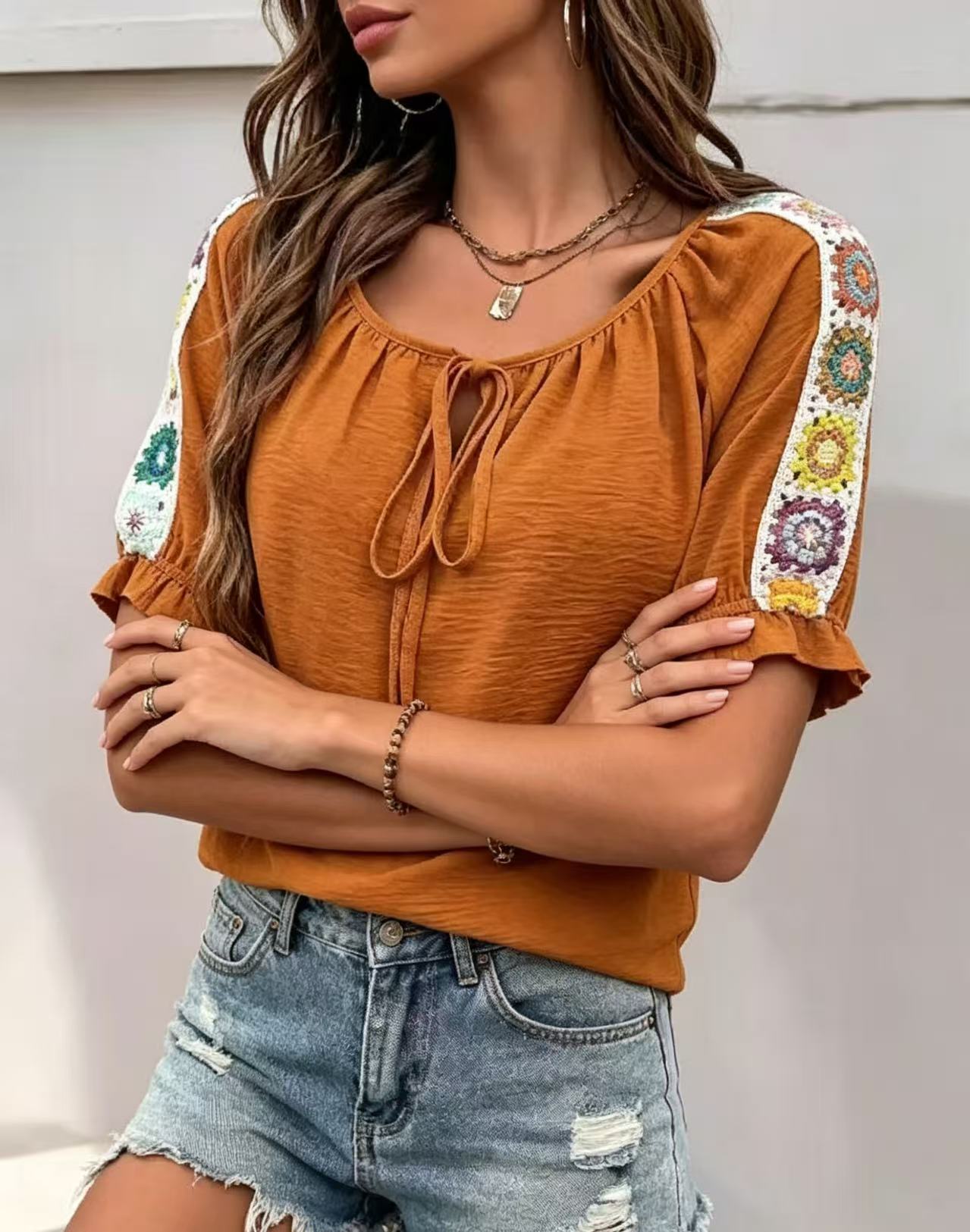 Damska bluzka w stylu boho z w – Crochet Top Boho recenzja i cena